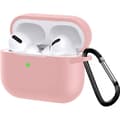Miniatyrbild 1 av 5: Skyddsfodral i silikon med krok till Airpods Pro, Rosa
