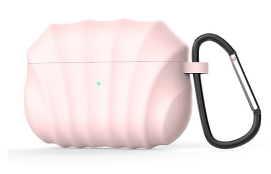 Silikonskall med krok for Airpods Pro, Pink