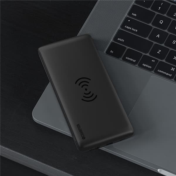 Champion PowerBank 10000 mAh 12W + trådløs lading