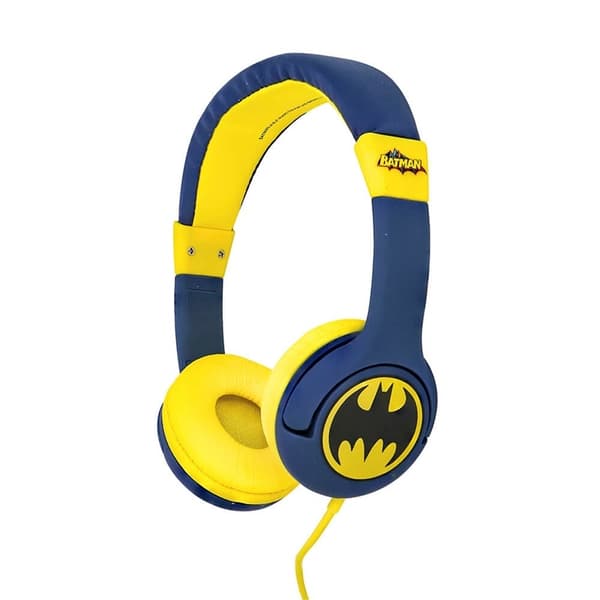 Batman Hörlur Junior On-Ear 85Db Blå Batlogo