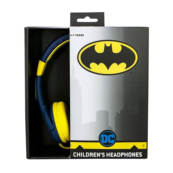 Batman Hörlur Junior On-Ear 85Db Blå Batlogo