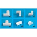 Miniatyrbilde 2 av 4: D-LINE Adapter Kit 20x10mm Vit