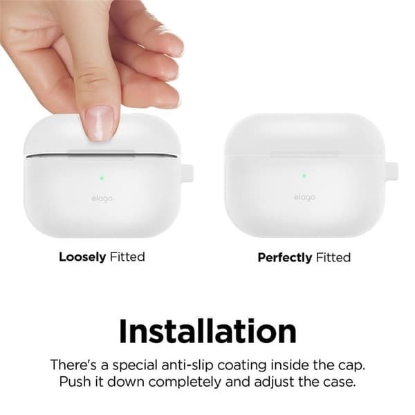 Elago Beskyttelsestaske til Airpod Pro med Karabin Blå