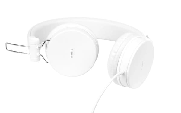 Streetz hodesett for smarttelefon, mikrofon, 1-knapp, 1,5 m, hvit