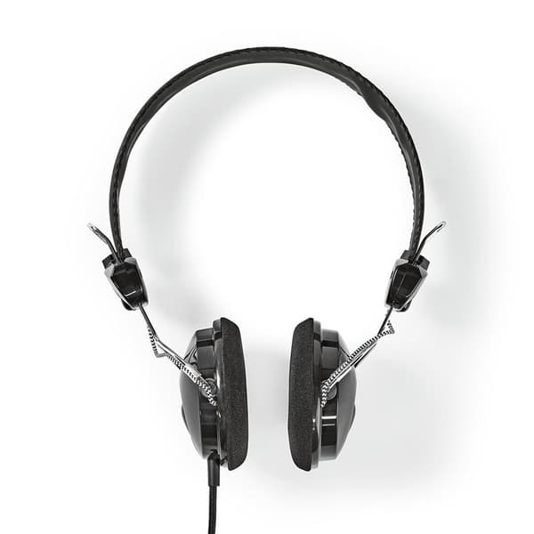 Nedis Kablede On-Ear Hovedtelefoner | 3.5 mm | Kabellængde: 1.10 m | Sort