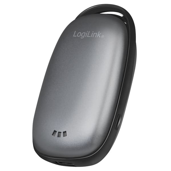LogiLink PowerBank med håndvarmer 4000 mAh Svart