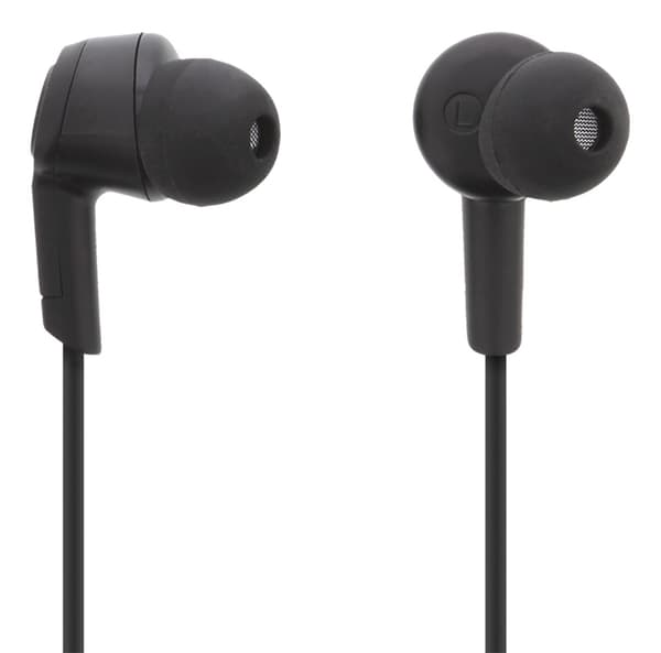Streetz In-ear BT-hodetelefoner med mikrofon og media/svar-knapper, svart