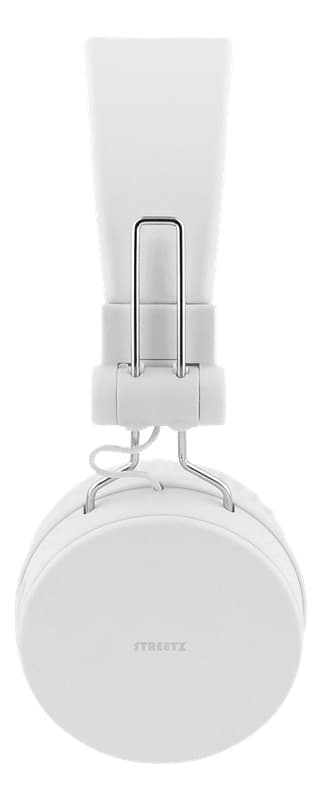 STREETZ BT-kuulokemikrofoni, kokoon taittuva, on-ear, 3,5mm, valkoinen
