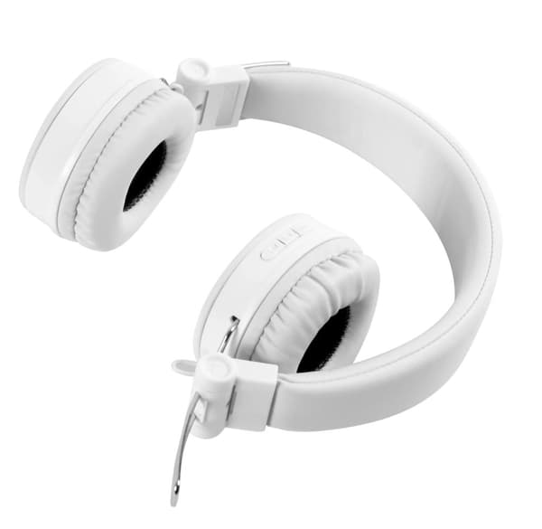 STREETZ BT-kuulokemikrofoni, kokoon taittuva, on-ear, 3,5mm, valkoinen