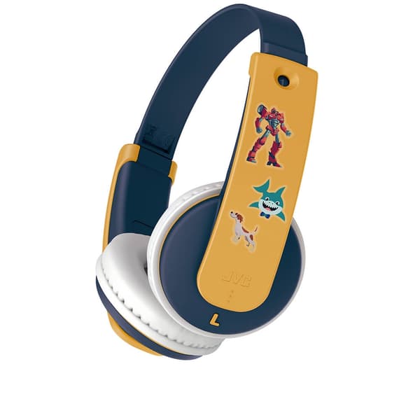 JVC Høretelefoner KD10 On-Ear Trådløs 85dB Gul/Blå