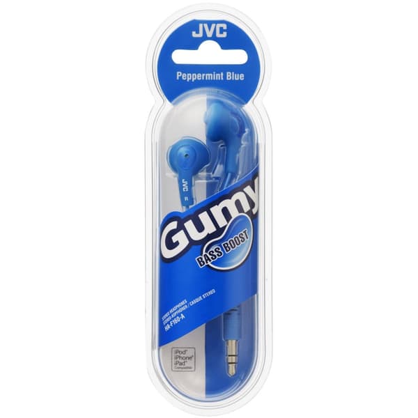 JVC Hovedtelefon In-Ear Gumy Bass-Boost Blå