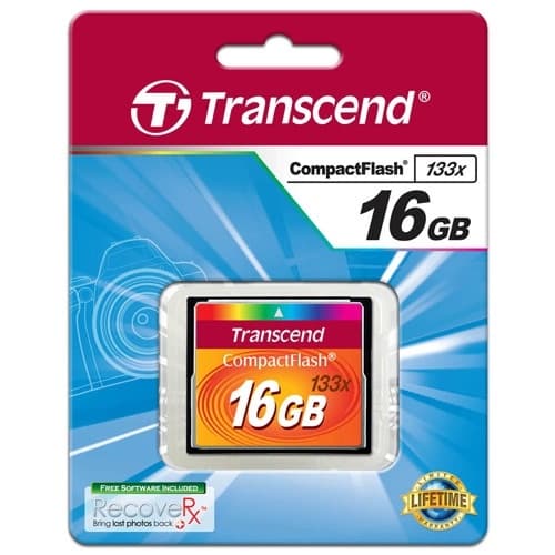 Transcend CompactFlash  16GB  133x