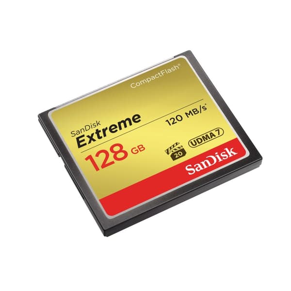 SanDisk Minneskort CF Extreme 128GB 120MB/s UDMA7