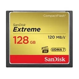 SanDisk Minneskort CF Extreme 128GB 120MB/s UDMA7