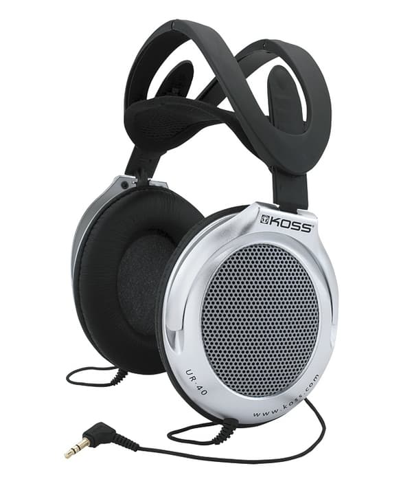 KOSS Hörlur UR40 Over-Ear Silver