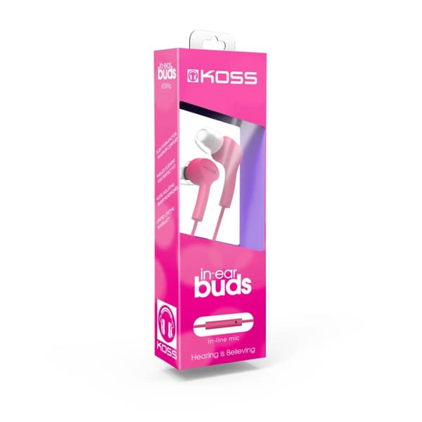 Koss Hörlur KEB9i In Ear Mic Rosa
