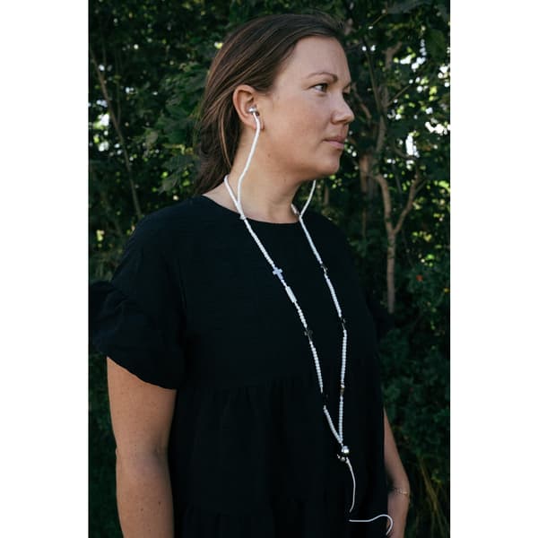GEAR BY RBS Hörlur/Halsband In-Ear Mic Vit