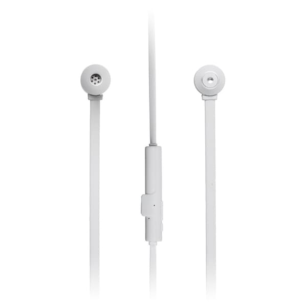 KitSound Hörlur Ribbons Vit In-Ear Trådlös Mic