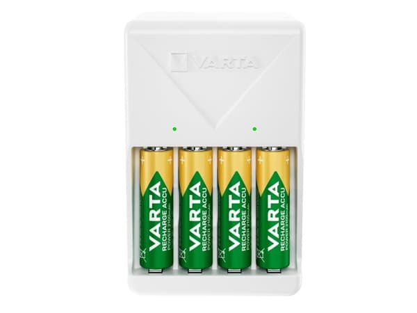 Varta 57657 101 451, Nikkelimetallihybridi (NiMH), Oikosulku, 4 kpl, Sisältää paristot