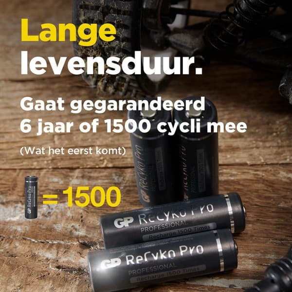 GP Recyko Gp genopladeligt batteri Pro Aa A4 2000mah