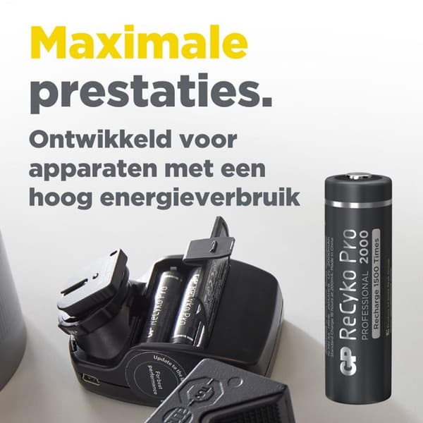 GP Recyko Gp genopladeligt batteri Pro Aa A4 2000mah