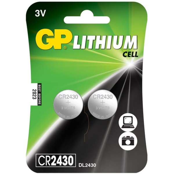 GP Batterier Gp Knapcelle Lithium A2st Cr2430