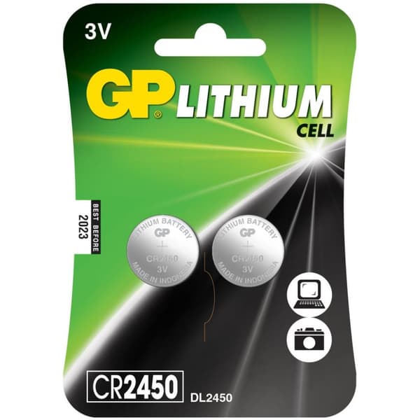 GP Batterier Gp Knapcelle Lithium A2st Cr2450