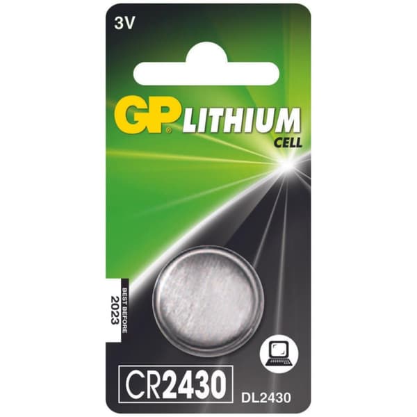 GP Batterier Knapcelle CR2430 Lituim 3V