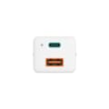 Pikkukuva 4 / 5: Hama pikalaturi GaN 1x USB-C PD 1x USB-A QC minilaturi 65 W valkoinen