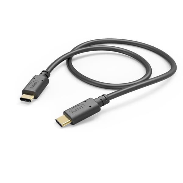 Hama Ladekabel USB-C - USB-C 1 M Sort
