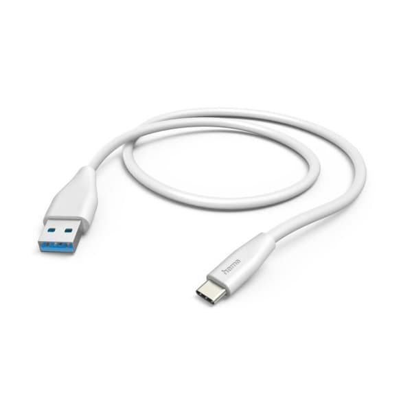 Hama Ladekabel USB-A - USB-C 1,5 M Hvid