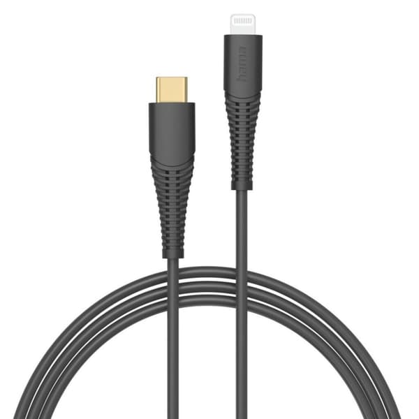 Hama Ladekabel USB-C - Lightning 1,5 M Sort