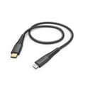 Miniatyrbillede 1 af 2: Hama Ladekabel USB-C - Lightning 1,5 M Sort