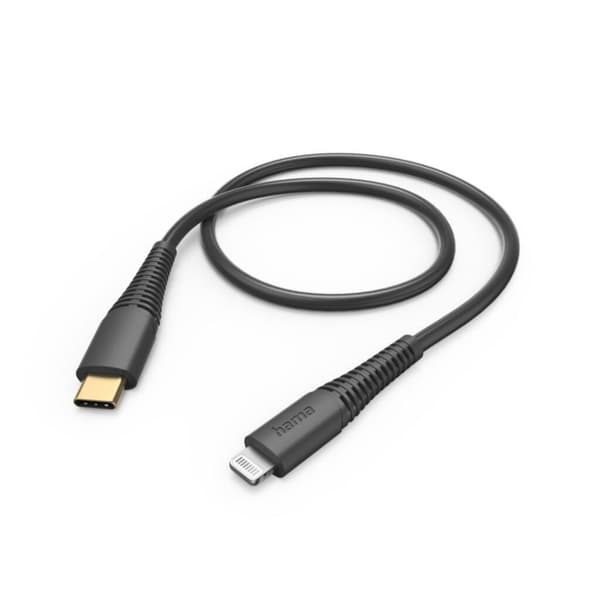 Hama Ladekabel USB-C - Lightning 1,5 M Sort
