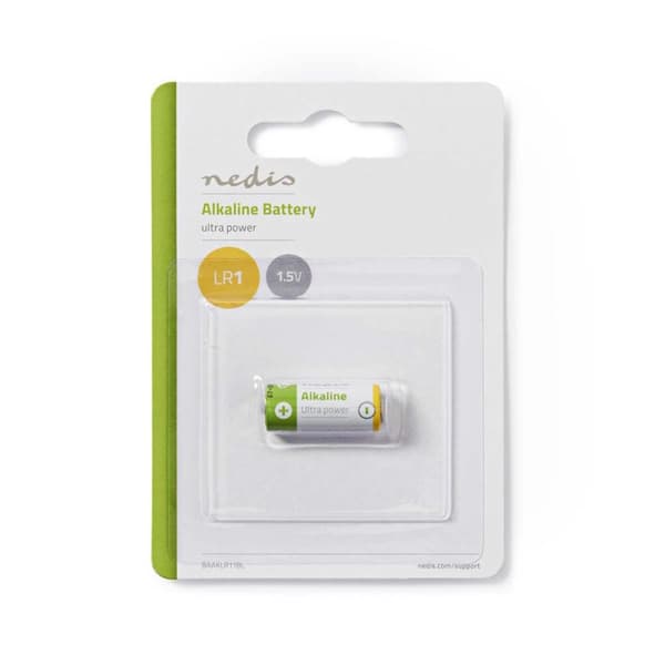 Nedis BAAKLR11BL Alkaline Batteri Lr1 1,5 V 1 stk Blister