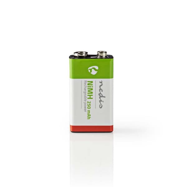 Nedis BANM9HF91B Genopladeligt Nimh-batteri E-blok 8,4 V 250 Mah Blister