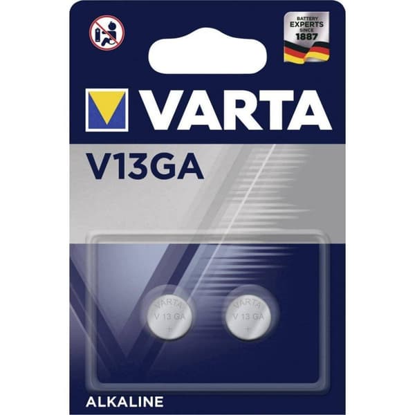 Varta V13GA Knapcellebatterier 2 stk