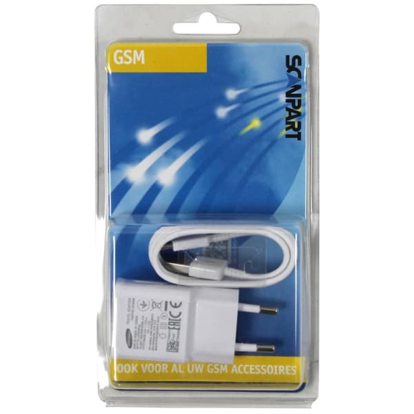 Scanpart Sam.fast skuffe Usb-c 2a Hvid Orig