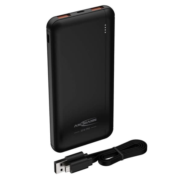 Ansmann Power Bank USB-C 10.000 mAh Sort