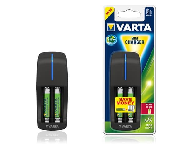 Varta Mini Oplader 800 mAh Batterioplader