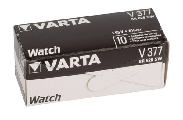 Varta V377 Knapcellebatteri Sølv