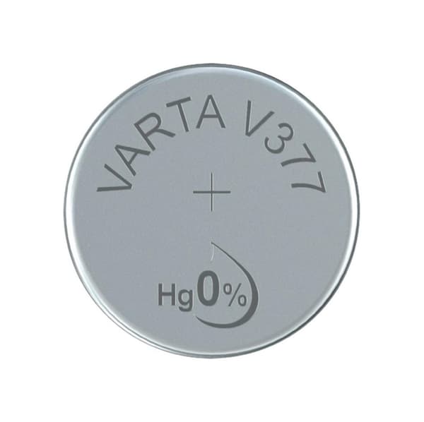 Varta V377 Knapcellebatteri Sølv