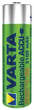 Miniatyrbillede 5 af 8: Varta VARTA-56706B Genopladeligt Nimh-batteri AA 1,2 V DC 2100 Mah 4 Blisterkort