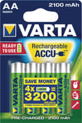 Miniatyrbillede 6 af 8: Varta VARTA-56706B Genopladeligt Nimh-batteri AA 1,2 V DC 2100 Mah 4 Blisterkort