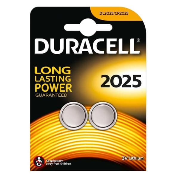 Duracell Button Cell Lith A2 2025