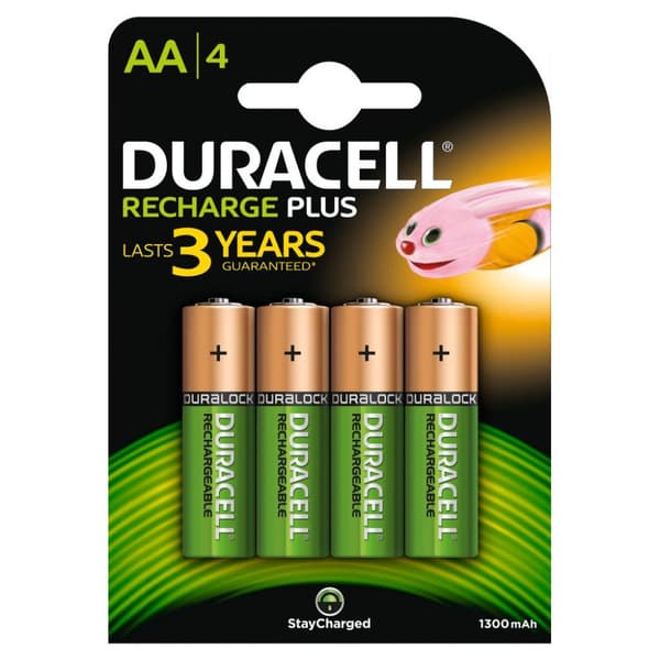 Duracell genopladeligt batteri A4 1300mAh