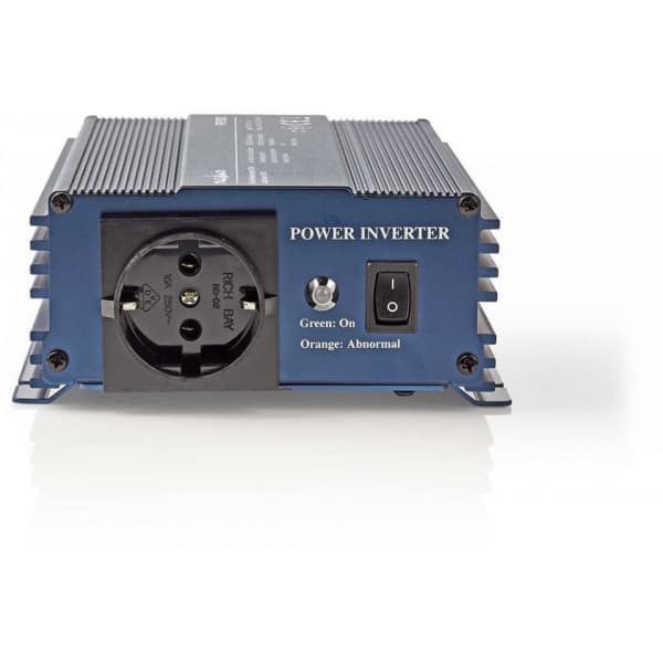 Nedis 150 W sinusbølgeinverter 12 V DC - 230 V AC Blå