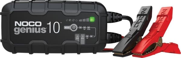 NOCO GENIUS10 EU 10A batterioplader til 6V/12V batterier med vedligeholdelses- og afsvovlingsfunktion