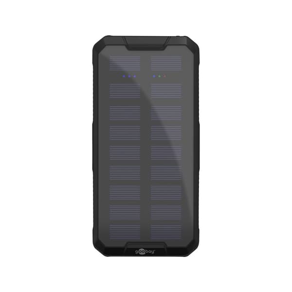 Goobay powerbank solcellsdriven 20 000 mAh