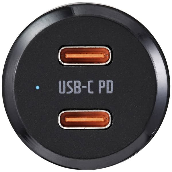 VOLTCRAFT VC-PD40W-2C USB-laddare 40 W 2x USB-C® Power Delivery Svart Personbil USB Power Delivery (USB-PD)
